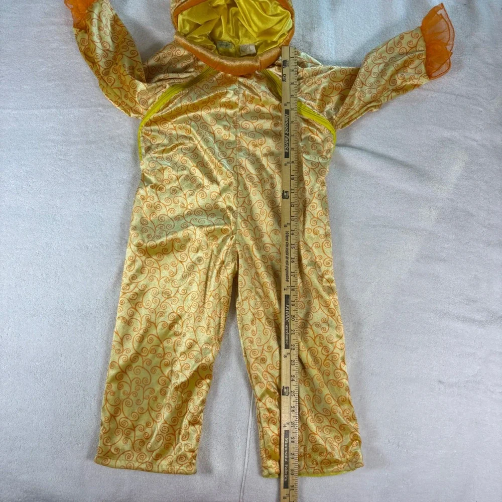 Vintage BabyStyle Gold Fish Costume 2T Hooded Jumpsuit Halloween Orange Bright‎